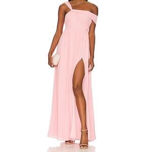 NBD REVOLVE Baby Pink Kinsley Evening Gown Prom Ballet Barbie Formal Ethereal S